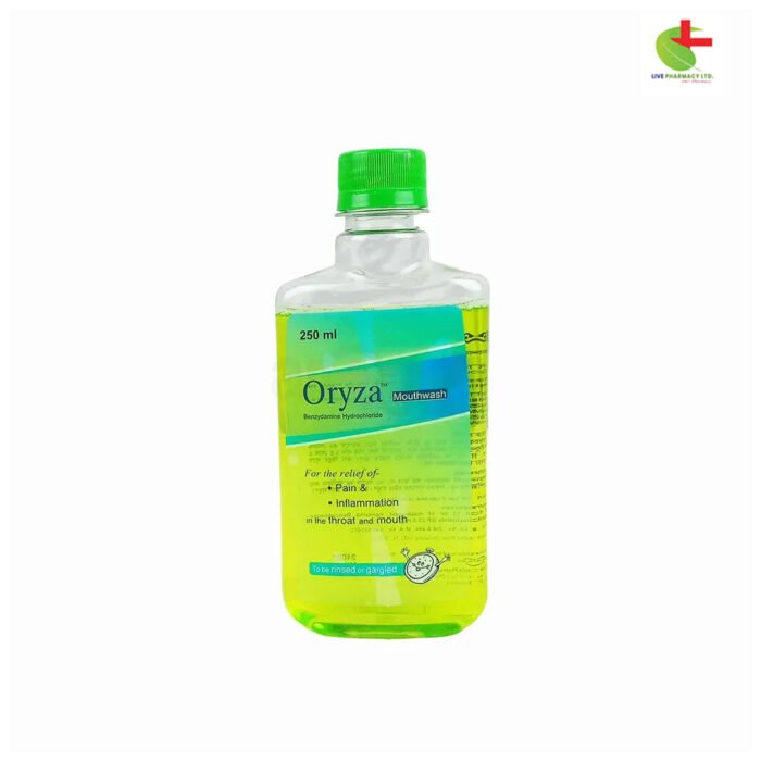 Oryza Mouthwash | Relief for Sore Throat & Mouth Pain