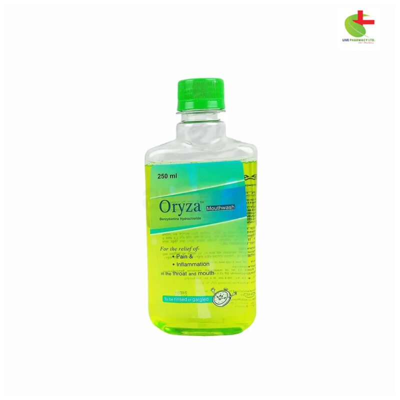 Oryza Mouthwash | Relief for Sore Throat & Mouth Pain