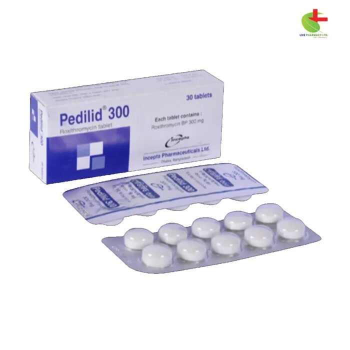 Pedilid 150mg/300mg - Macrolide Antibiotic for Infections | Live Pharmacy