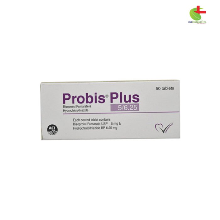 Probis Plus Tablet for Hypertension Treatment | Live Pharmacy - ACI Pharmaceuticals Ltd.