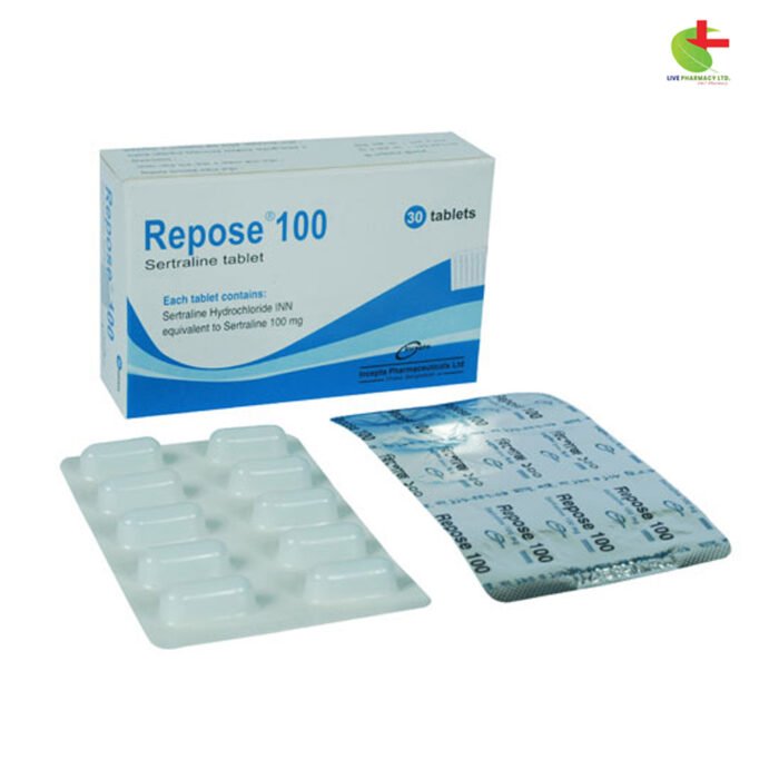 Repose Tablet by Incepta Pharmaceuticals | Treat Depression, Anxiety & More | Live Pharmacy