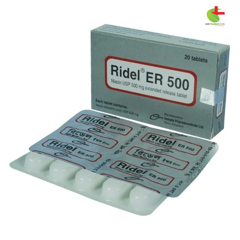 Ridel ER - Effective Niacin Supplement for Cholesterol Management | Live Pharmacy