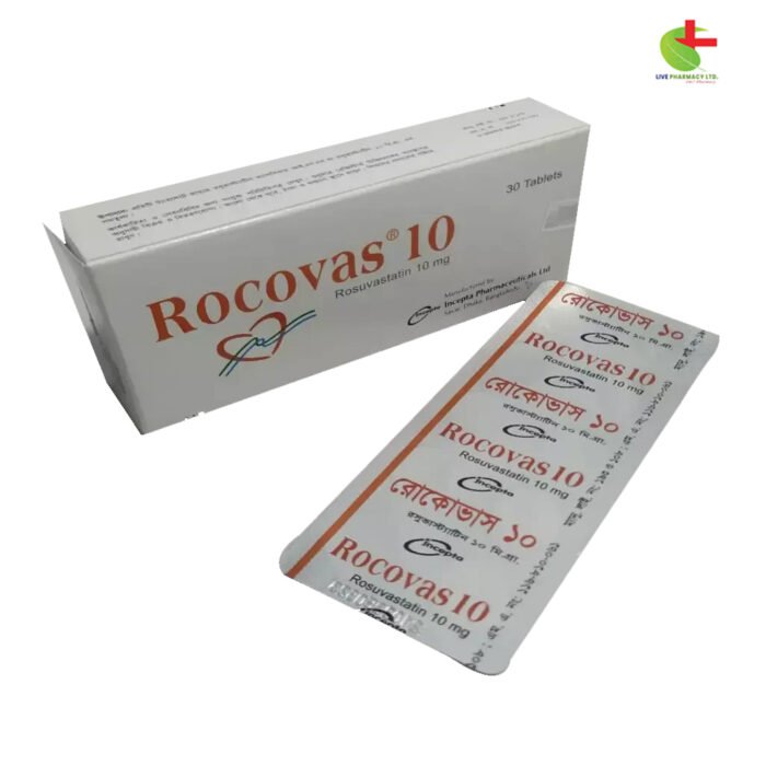 Rocovas Tablet - Cholesterol & Cardiovascular Risk Management | Live Pharmacy