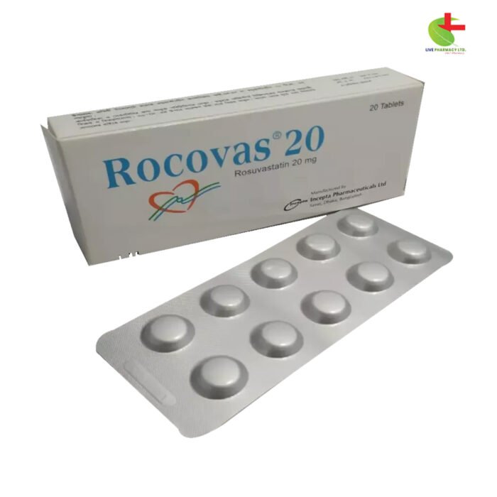 Rocovas Tablet - Cholesterol & Cardiovascular Risk Management | Live Pharmacy