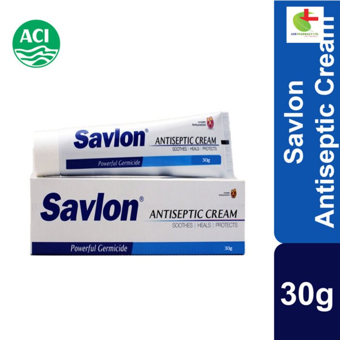 Savlon Antiseptic Cream – Effective Skin Protection for Cuts, Scrapes & Infections | Live Pharmacy