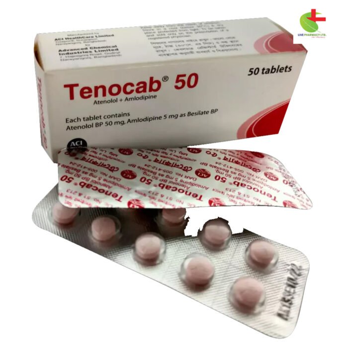 Tenocab | Live Pharmacy - ACI Pharmaceuticals Ltd. | Hypertension & Angina Treatment