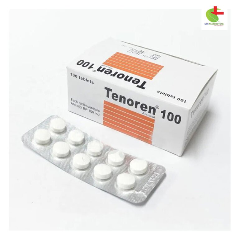 Buy Tenoren (Atenolol) Online for Hypertension & Angina | Live Pharmacy | ACI Ltd.
