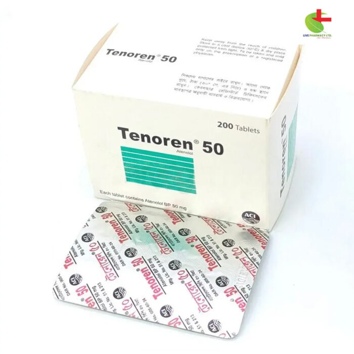 Buy Tenoren (Atenolol) Online for Hypertension & Angina | Live Pharmacy | ACI Ltd.