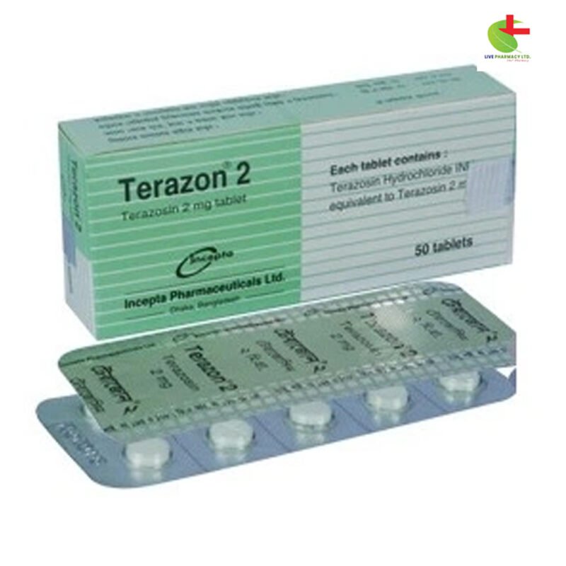 Terazon for BPH & Hypertension | Live Pharmacy | Incepta Pharmaceuticals