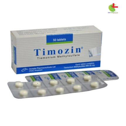 Timozin 50 mg Tablet – Antispasmodic for Intestinal & Urological Pain | Live Pharmacy