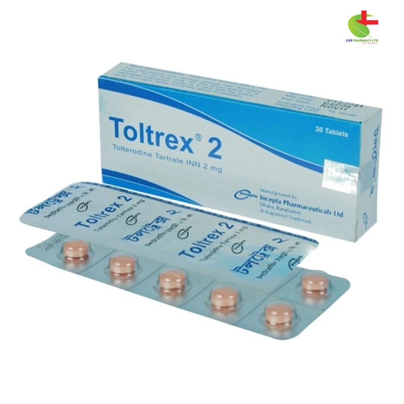 Toltrex – Overactive Bladder Treatment by Incepta Pharmaceuticals | Live Pharmacy