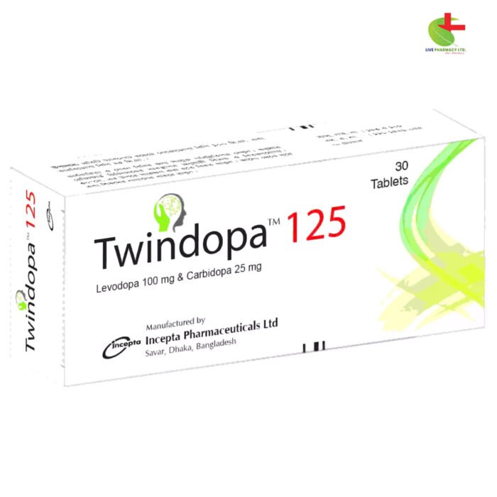 Buy Twindopa online at Live Pharmacy, a trusted treatment for Parkinson's disease and related syndromes. Twindopa from Incepta Pharmaceuticals helps mana...