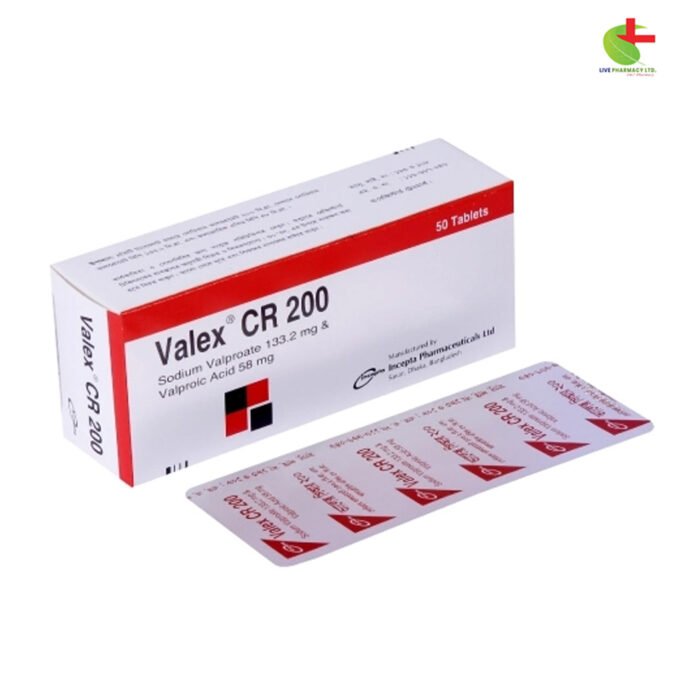 Valex CR – Sodium Valproate for Epilepsy, Bipolar Disorder & Migraine | Live Pharmacy