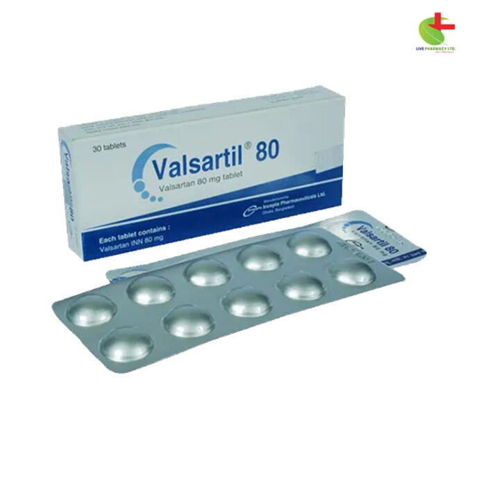 Buy Valsartil for Hypertension & Heart Failure Treatment | Live Pharmacy