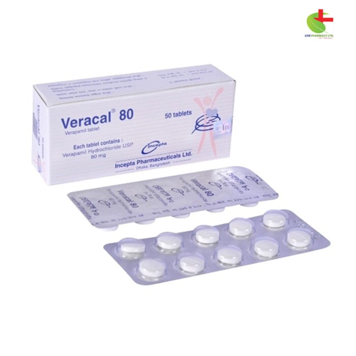 Veracal for Hypertension & Heart Health | Buy Verapamil Online | Live Pharmacy