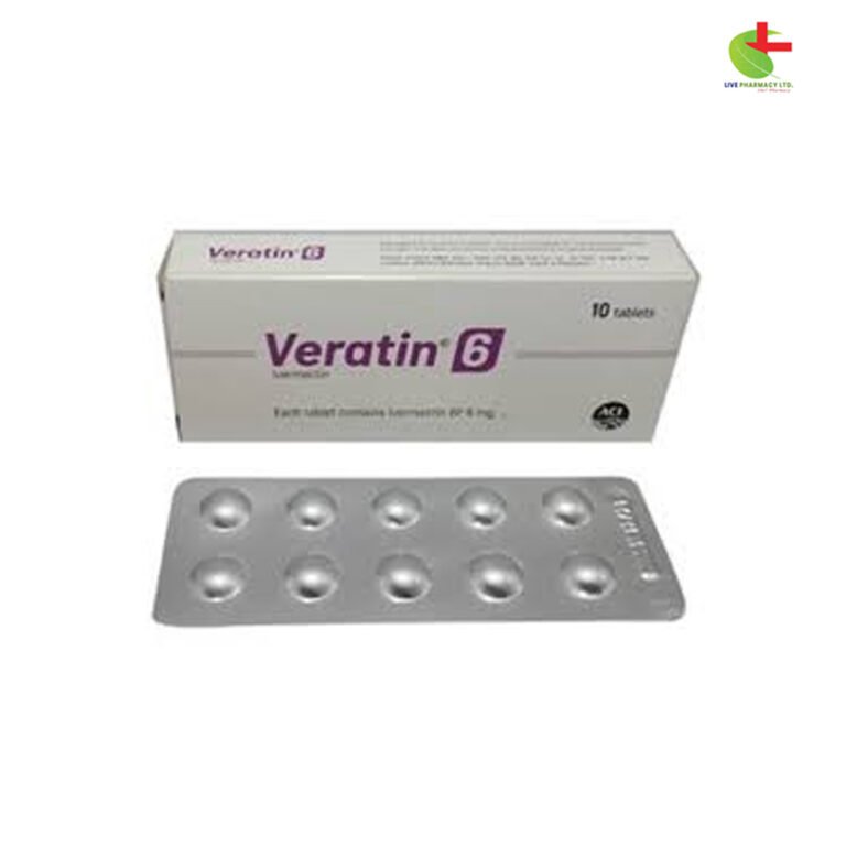 Veratin Tablet - Effective Treatment for Parasitic Infections | Live Pharmacy | ACI Ltd.