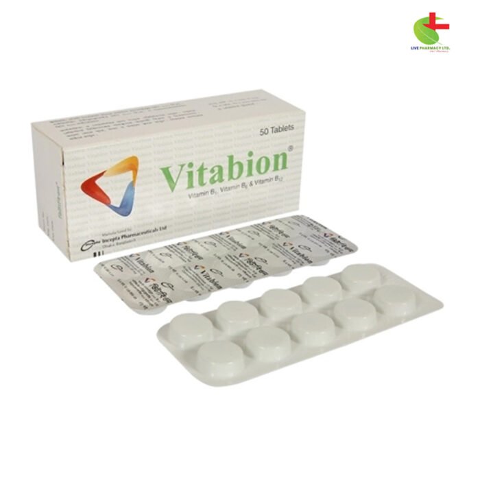 Vitabion – Vitamin B1, B6 & B12 Tablets for Neuropathy & Nerve Health