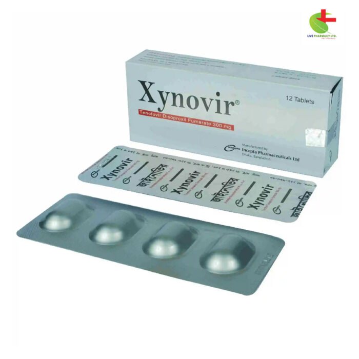 Xynovir - HIV-1 & Hepatitis B Treatment | Live Pharmacy | Incepta Pharmaceuticals