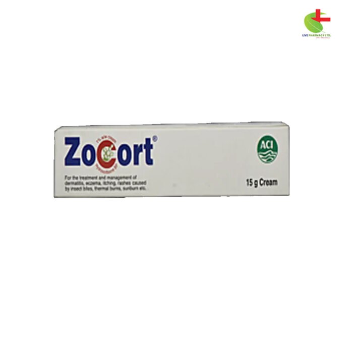 Zocort 1% Cream - Anti-inflammatory Treatment for Eczema, Dermatitis & Psoriasis | Live Pharmacy